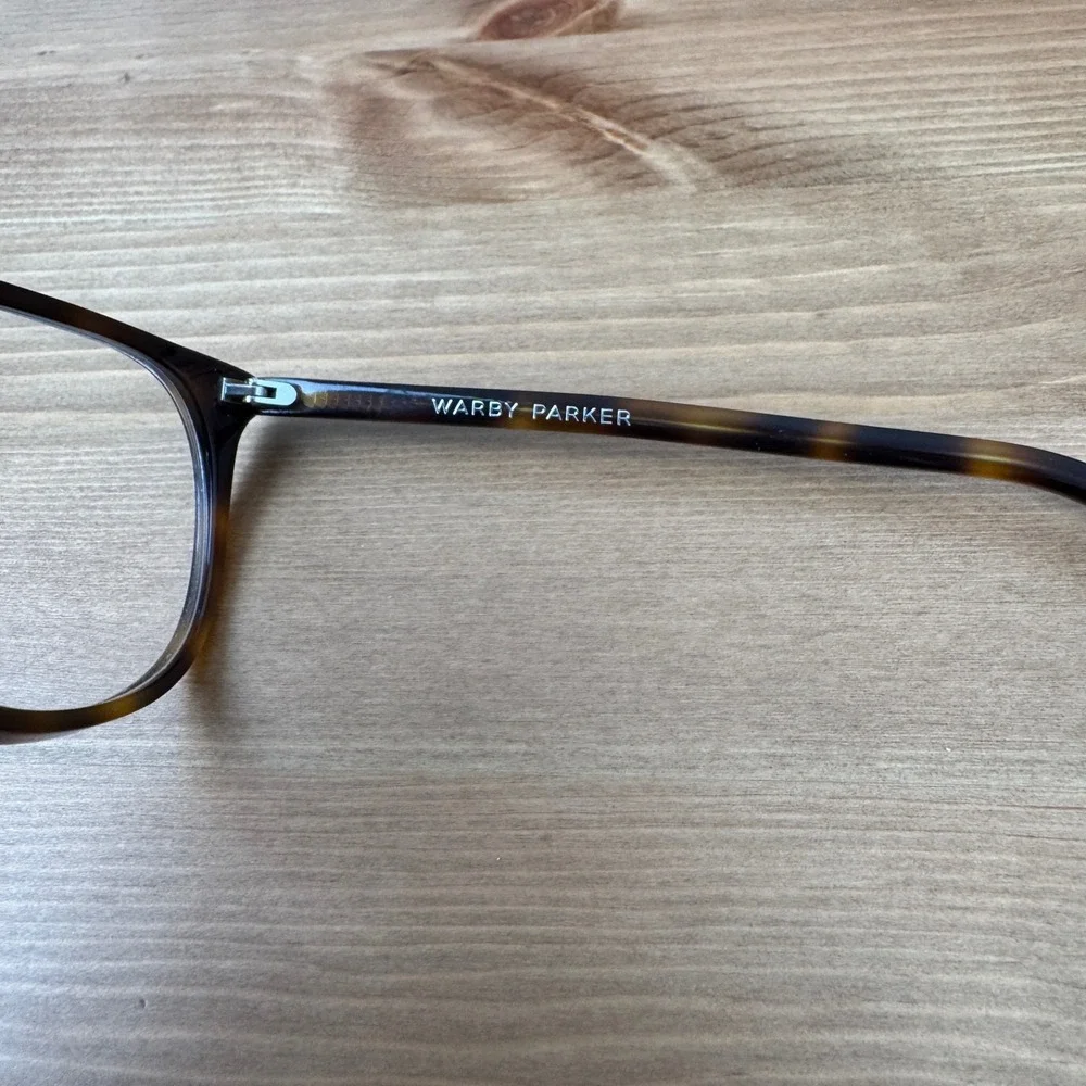 Warby Parker Laurel 225 52-17-140 Tortoise Cat Eye Glasses Frames with Case